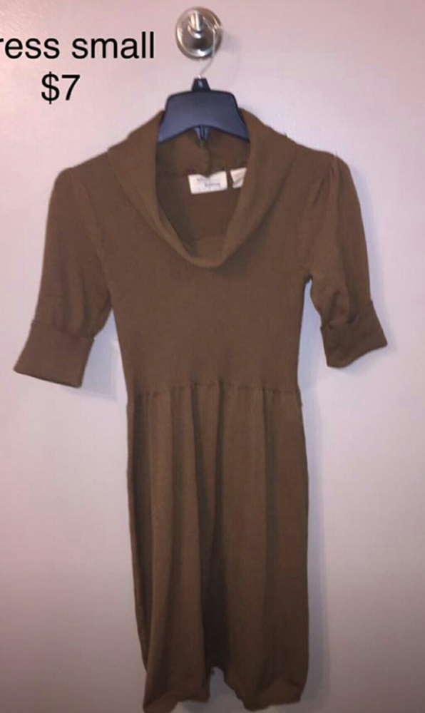 brown dress